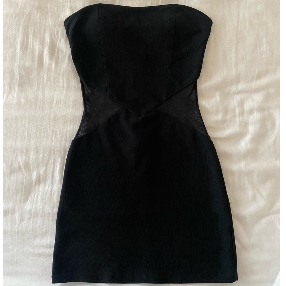 Nella Fantasia | Mini Dress w/ Mesh Cutouts | Size S